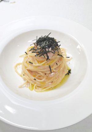簡単だけど、絶品明太子パスタ-レシピのメイン写真