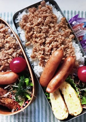 そぼろ弁当(11/29)-レシピのメイン写真