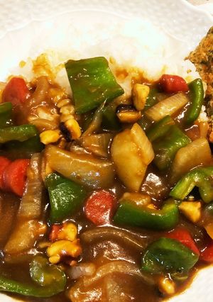 時短、たっぷり野菜と刻みタコのカレー-レシピのメイン写真