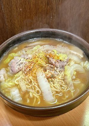 白菜たっぷり・サッポロ一番みそラーメン-レシピのメイン写真