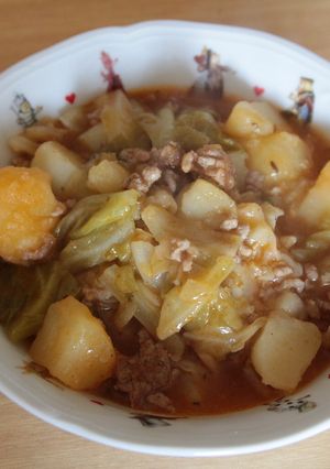 キャベツのひき肉入り重ね煮　maggi-レシピのメイン写真