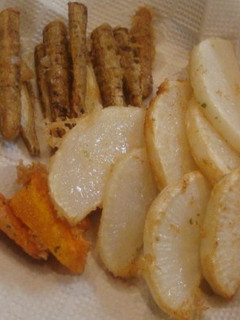 たこ焼き粉で野菜の天ぷら( *゜∇)/☆-レシピのメイン写真