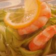 きゅうりtoエビのレモン酢あん~サラダ風