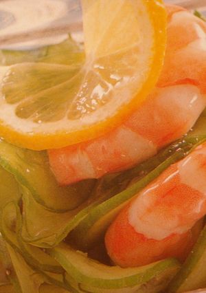 きゅうりtoエビのレモン酢あん～サラダ風-レシピのメイン写真