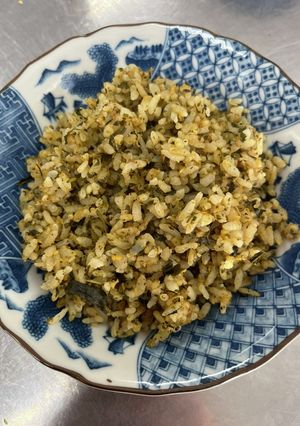 余ったお茶殻で!香り広がるお茶ーハン-レシピのメイン写真