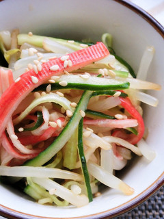【副菜】レンジで☆もやしのさっぱり和え-レシピのメイン写真