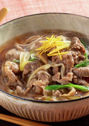 低糖質 大豆麺の牛（豚）柚子そば　-レシピのメイン写真