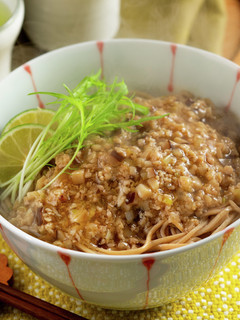 低糖質 大豆麺の鶏そぼろあんかけそば-レシピのメイン写真