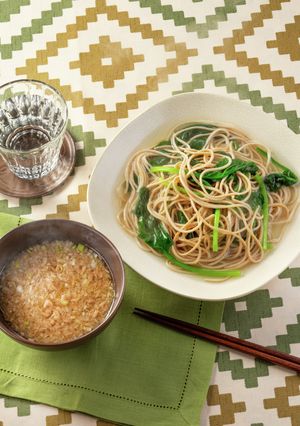低糖質　大豆麺のあったかつけ麺-レシピのメイン写真