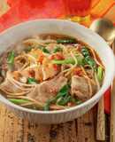 低糖質　大豆麺のキムチチゲそば