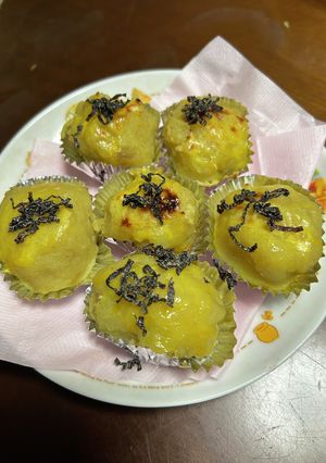 スィートポテトに塩昆布-レシピのメイン写真