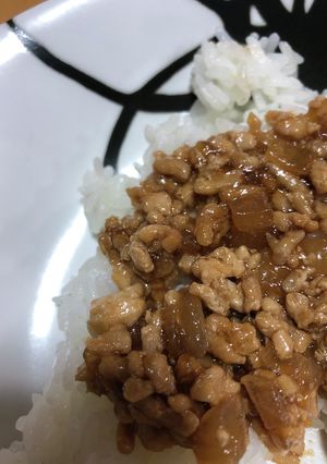 ひき肉のあんかけ丼-レシピのメイン写真