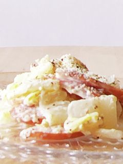食材2つ☆無限白菜シーザーサラダ☆後1品-レシピのメイン写真