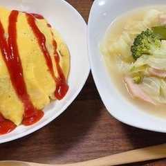 同時調理　ガチ両刀オムライスポトフ-レシピのメイン写真