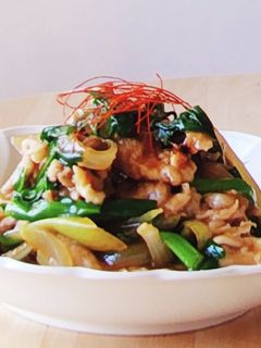 豚肉☆スタミナ丼☆ニラ☆夕食メイン☆弁当-レシピのメイン写真