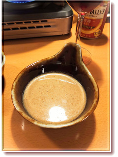 しゃぶしゃぶごまだれ~炒りごまと麺つゆで-レシピのメイン写真