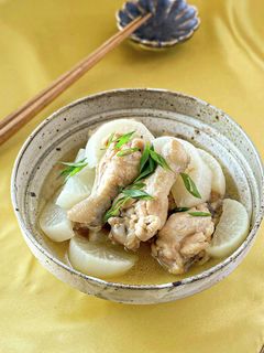 【手羽元と大根のあっさりうま煮】-レシピのメイン写真