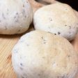 ふんわりもっちり白玉粉入りごまあんぱん