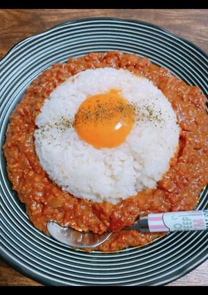 レンジで一発！無水キーマカレー-レシピのメイン写真