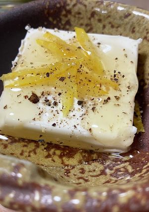 クリームチーズの柚子はちみつ-レシピのメイン写真