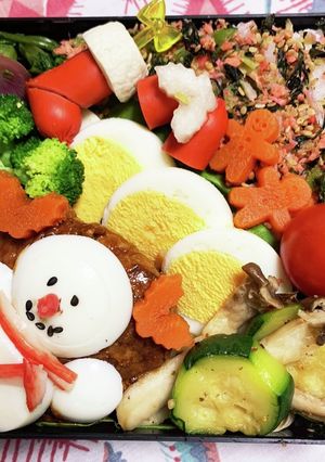 11/30ﾖｯﾁｬﾝ☆ハンバーグ弁当-レシピのメイン写真