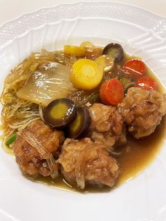 肉団子と白菜春雨スープ-レシピのメイン写真
