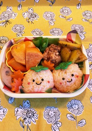 幼稚園年中　柿ちゃんお弁当-レシピのメイン写真
