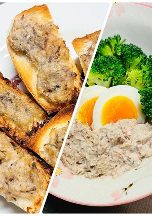 鯖缶でサラダorトーストスプレッド-レシピのメイン写真