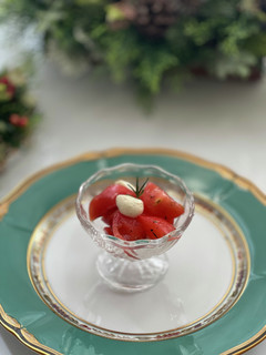 Xmasにカプレーゼ風オードブルサラダ-レシピのメイン写真
