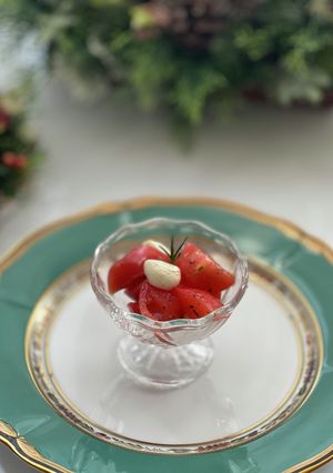 Xmasにカプレーゼ風オードブルサラダ-レシピのメイン写真