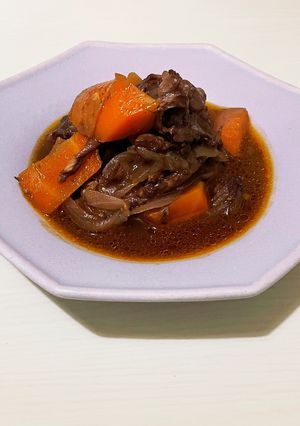 牛すじの赤ワイン煮(圧力鍋)-レシピのメイン写真