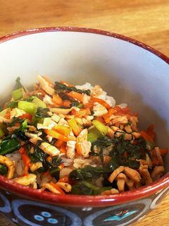 ハム丼-レシピのメイン写真
