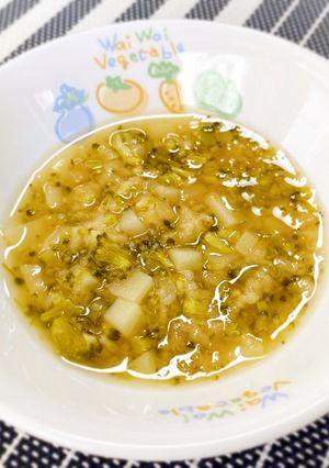 麩と野菜のだし煮(離乳食中期)-レシピのメイン写真