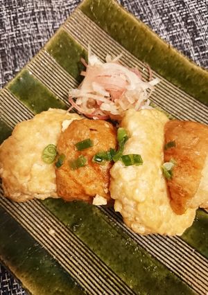 鶏ひき肉と油麩煮-レシピのメイン写真