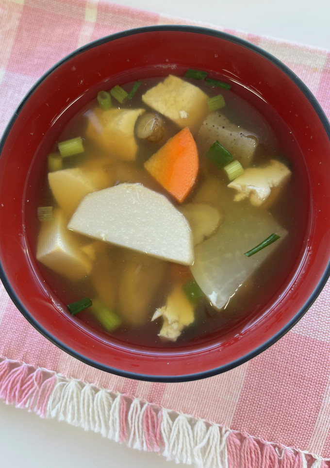 煮干しだしで作るけんちん汁-レシピのメイン写真