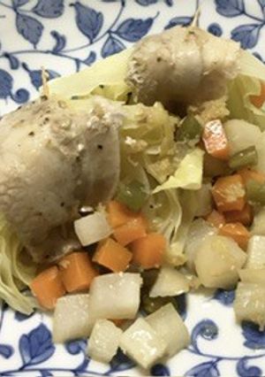 《豚バラで》キャベツ肉巻き-レシピのメイン写真