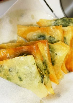 ほうれん草とじゃがいもの春巻き-レシピのメイン写真