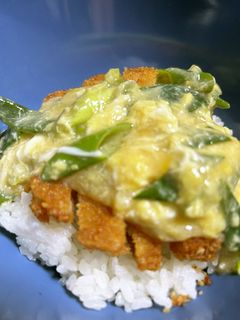 カツとじ丼/七尾市学校給食-レシピのメイン写真