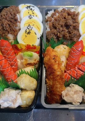 男子満足〜メンズ弁当〜ササミ&そぼろ-レシピのメイン写真