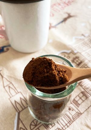 ミルミキサーでコーヒー豆挽いてみました♪-レシピのメイン写真
