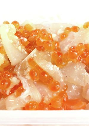 簡単☆美味しいサーモンとイクラの麹漬け♪-レシピのメイン写真