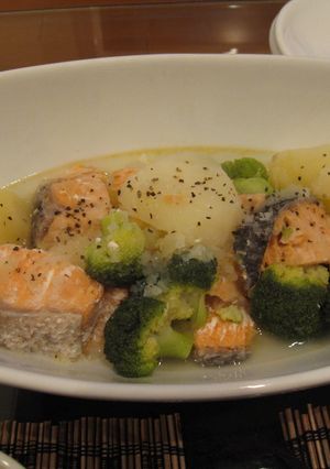 鮭・じゃが芋のあっさり煮~塩味~-レシピのメイン写真
