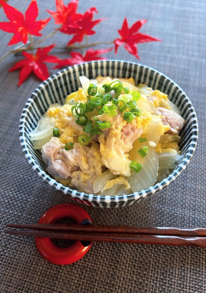 白だしで簡単★我が家の白い親子丼-レシピのメイン写真