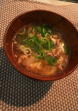 寒い日に。生姜たっぷりポカポカ豚汁。-レシピのメイン写真