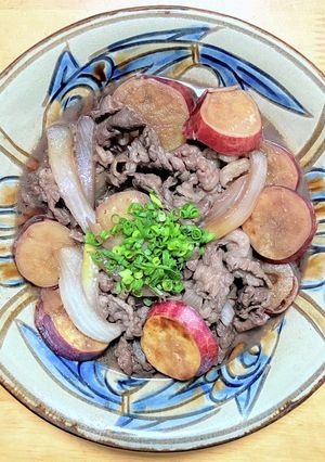 牛肉とさつま芋の赤ワイン煮-レシピのメイン写真