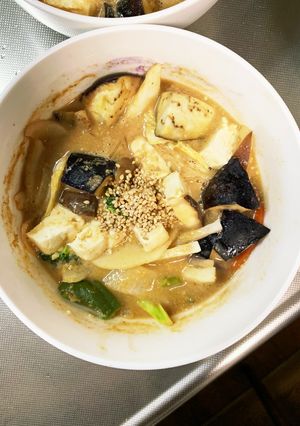 茄子椎茸きな粉味噌おでん味八宝回鍋肉風-レシピのメイン写真