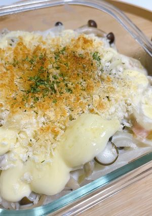 しめじとベーコンのクリームドリア-レシピのメイン写真