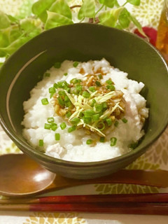 簡単おいしい☆薬味たっぷり中華粥-レシピのメイン写真