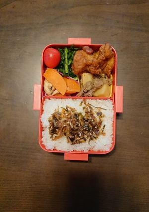 中学生女子弁当2023/12/01-レシピのメイン写真