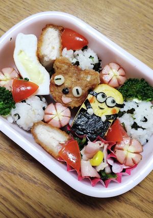 ミニオン ボブ ティム弁当♪-レシピのメイン写真